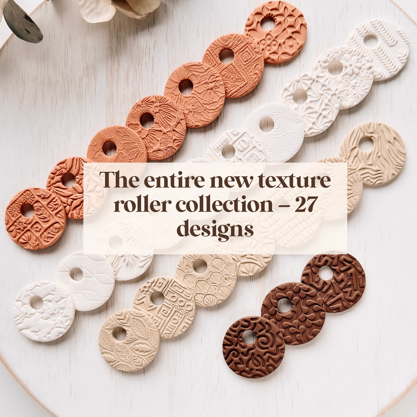 The entire new texture roller collection – 27 designs BIG DISCOUNT