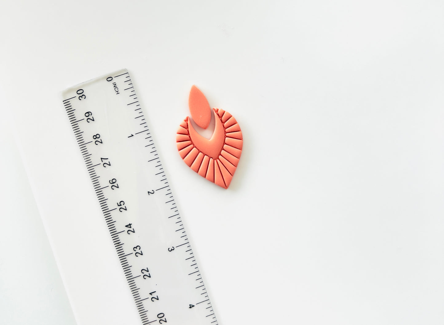 Boho embossed flower clay cutter A10