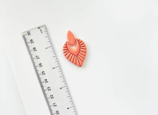 Boho embossed flower clay cutter A10