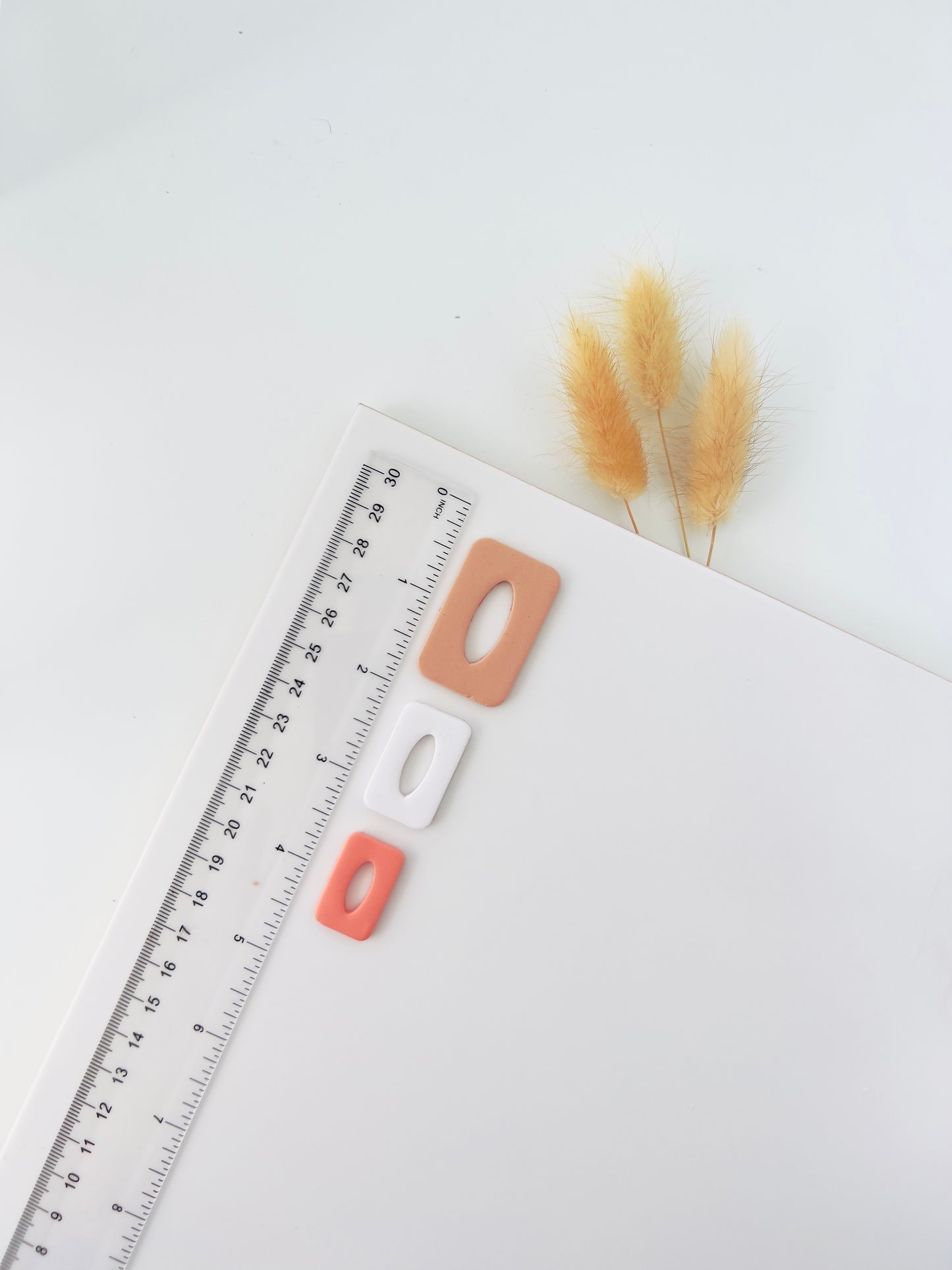 Rectangular donut polymer clay cutter A2