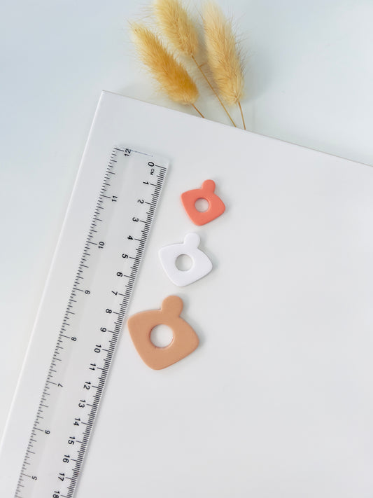 Donut polymer clay cutter A4