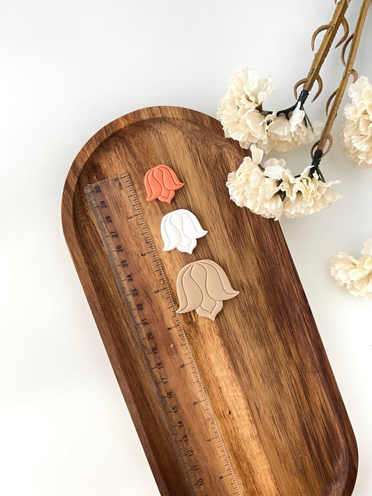 Boho embossed flower clay cutter B28