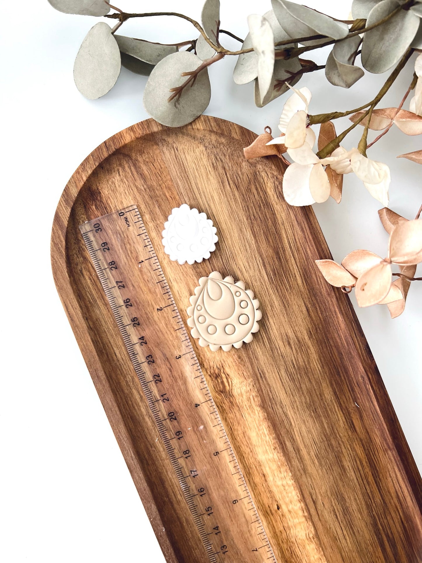 Boho embossed clay cutter B23