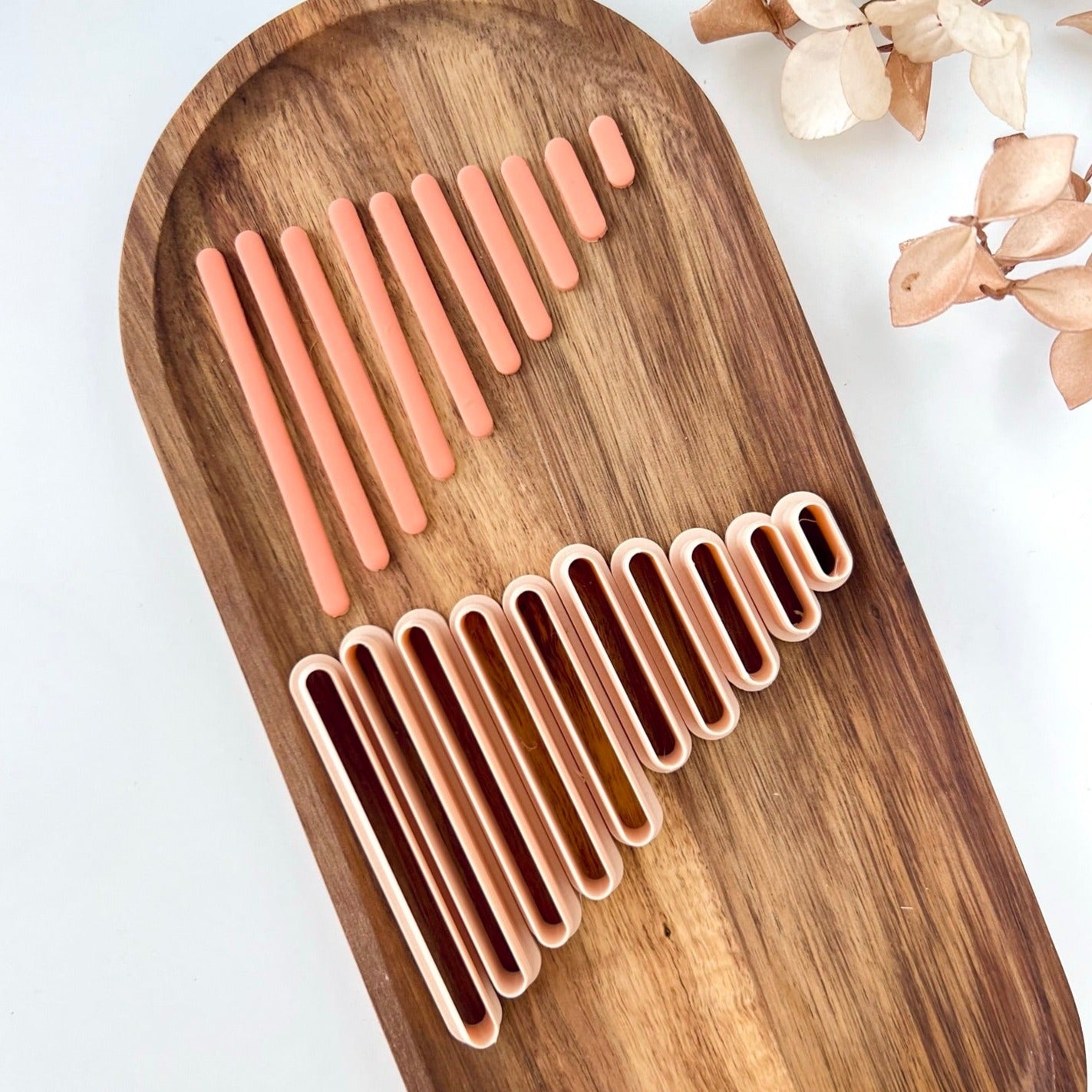 Long clay cutter set 10 pcs. C26