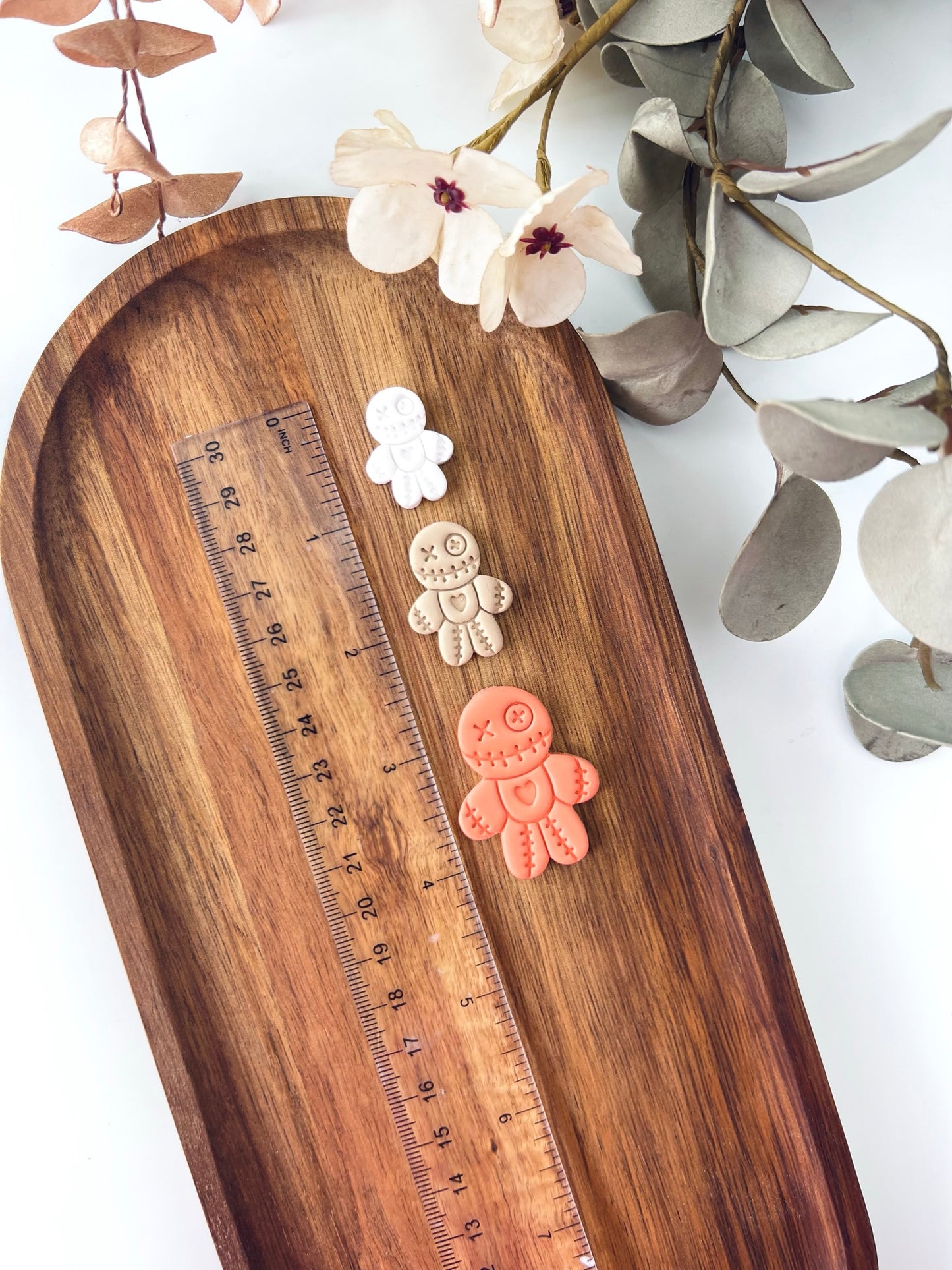 Halloween voodoo doll clay cutter D24