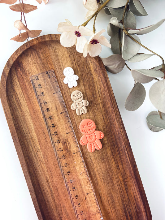 Halloween voodoo doll clay cutter D24