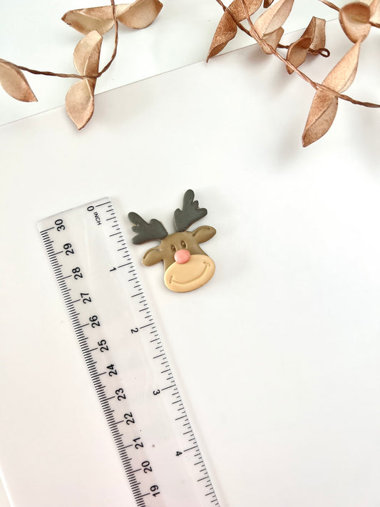 Christmas reindeer clay cutter D17