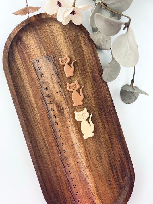 Cute cat clay cutter F29