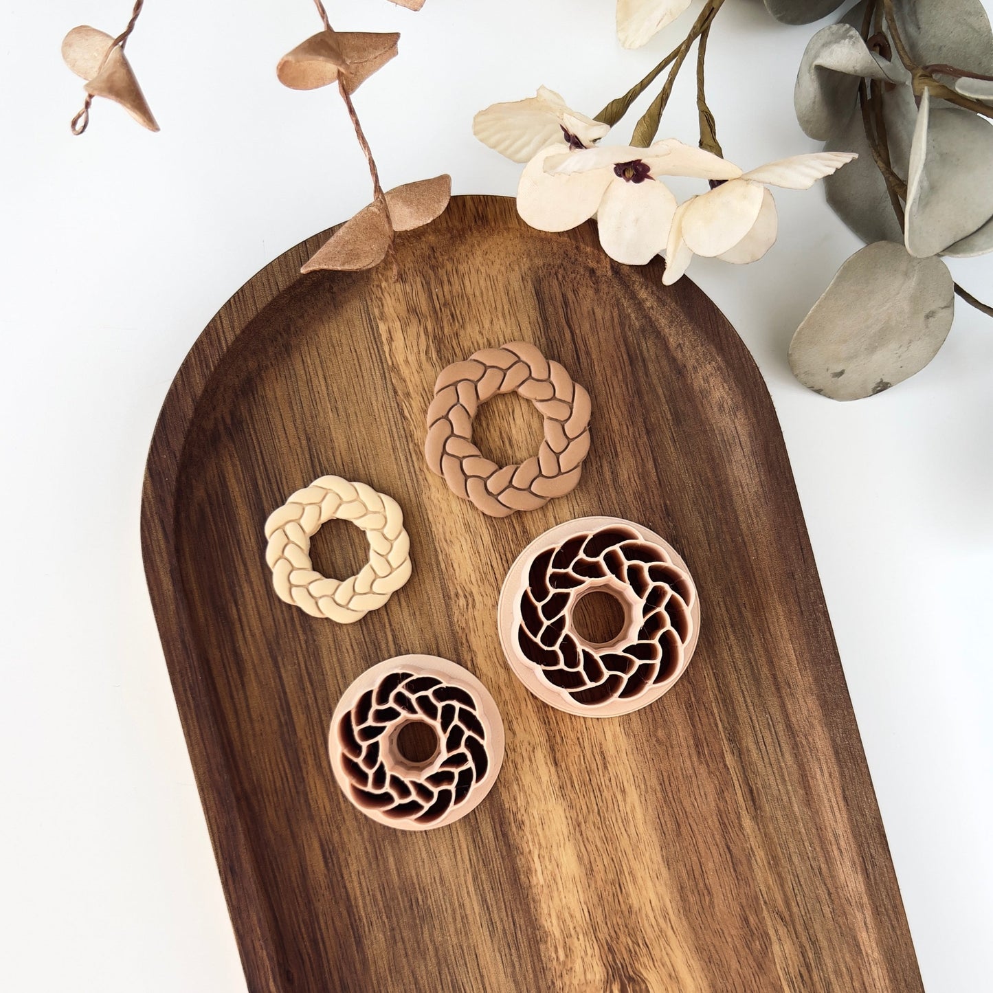 Rattan circle clay cutter G28