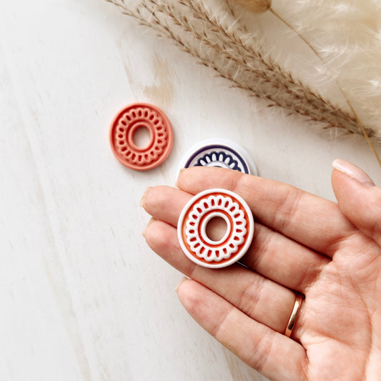 Emporte-pièce en pâte polymère – Forme de base – Outil de découpe pour boucles d'oreilles ZP-17