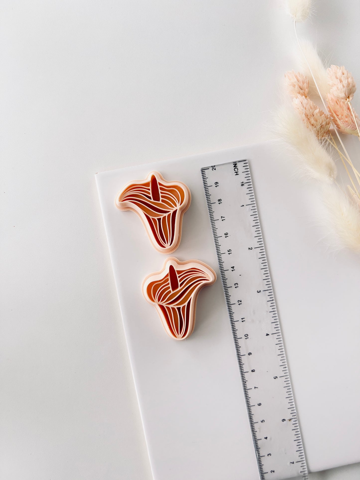 Flower clay cutter MIRRORED SET ZB25