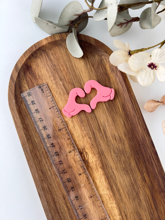 Heart hands clay cutter O18