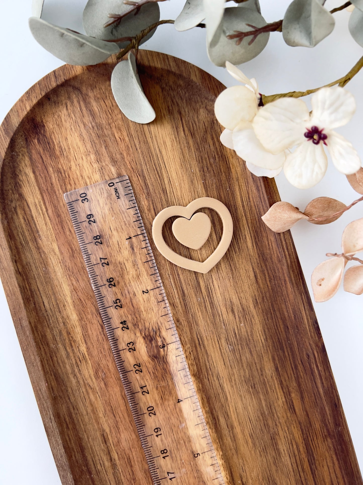 Heart clay cutter set O4