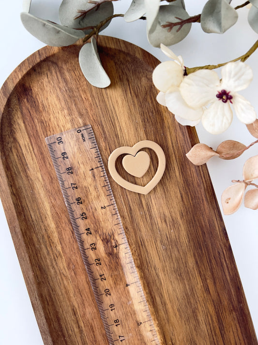 Heart clay cutter set O4