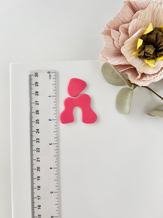 Abstract clay cutter mirrored set R19