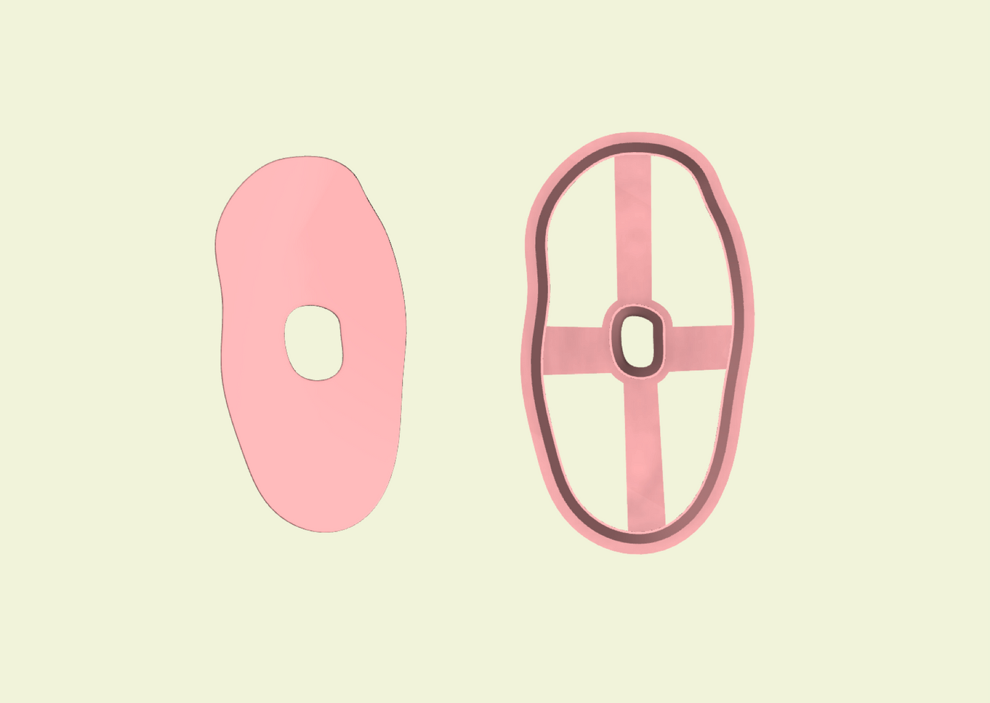 Abstract clay cutter W26