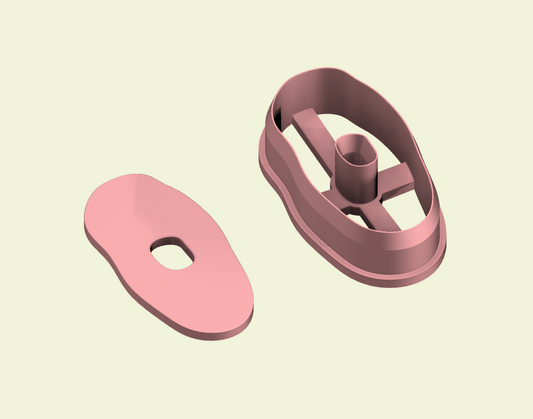 Abstract clay cutter W26