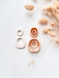 High quality polymer clay cutter creating clean sharp cuts for earrings and jewelry making