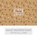 Papier transfert pour pâte polymère – Feuille hydrosoluble TP-455