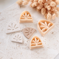 Polymer Clay Cutter, Fan Arch Shapes, Statement Earring Cutter Tool, Clay Cutters for Jewelry, B-20