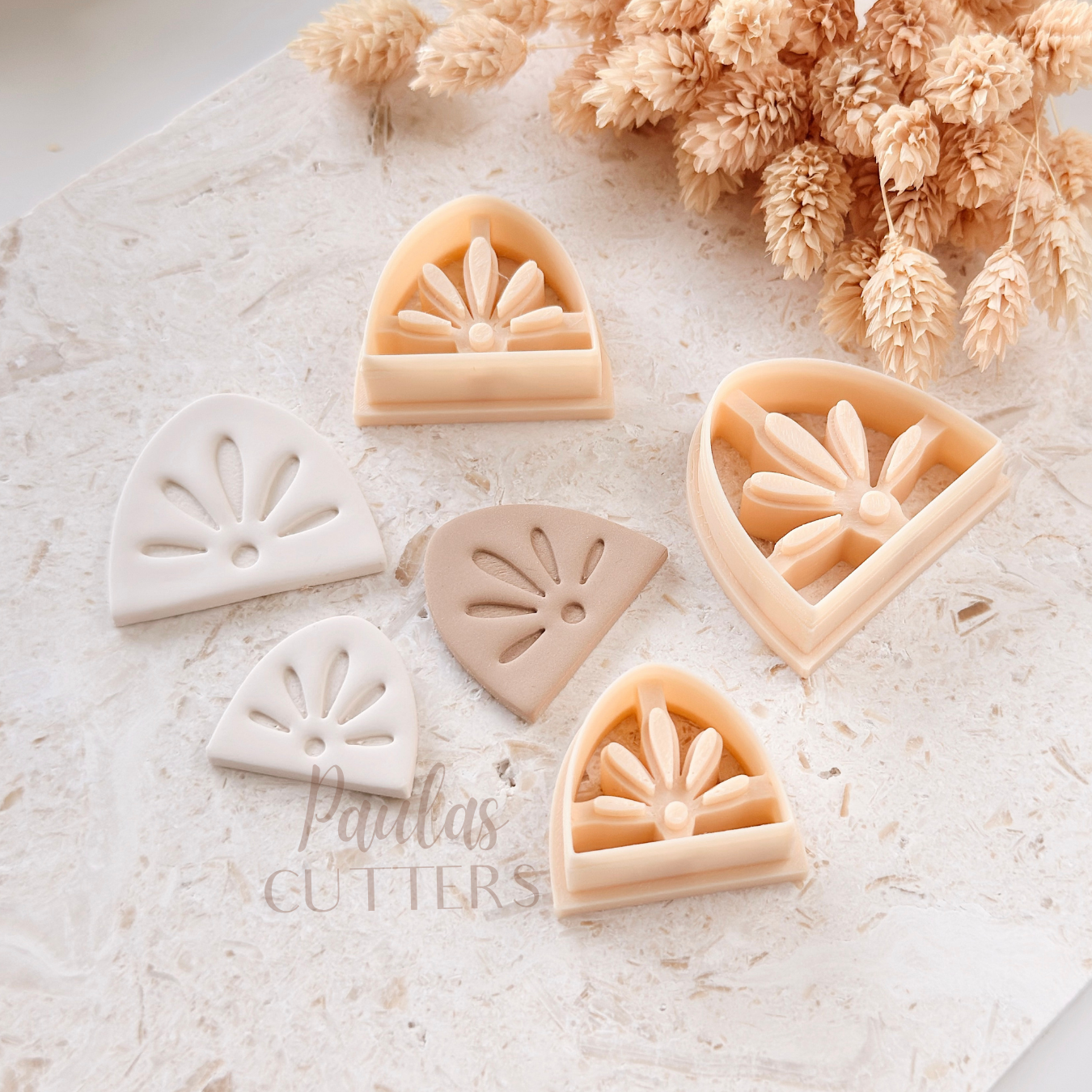 Polymer Clay Cutter, Fan Arch Shapes, Statement Earring Cutter Tool, Clay Cutters for Jewelry, B-20