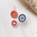 High quality polymer clay cutter creating clean sharp cuts for earrings and jewelry making