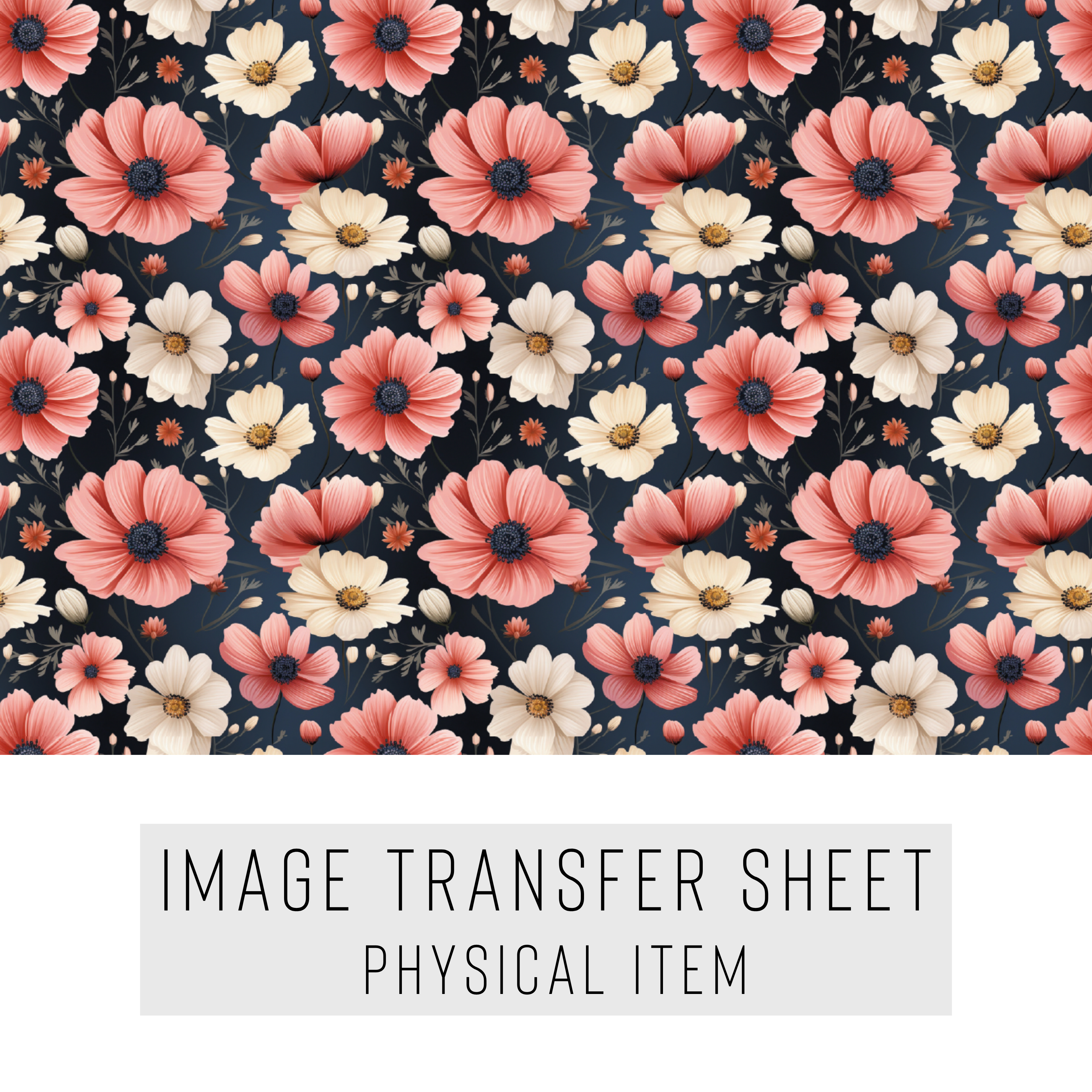 High quality water-soluble transfer paper applied on polymer clay, vibrant detailed pattern