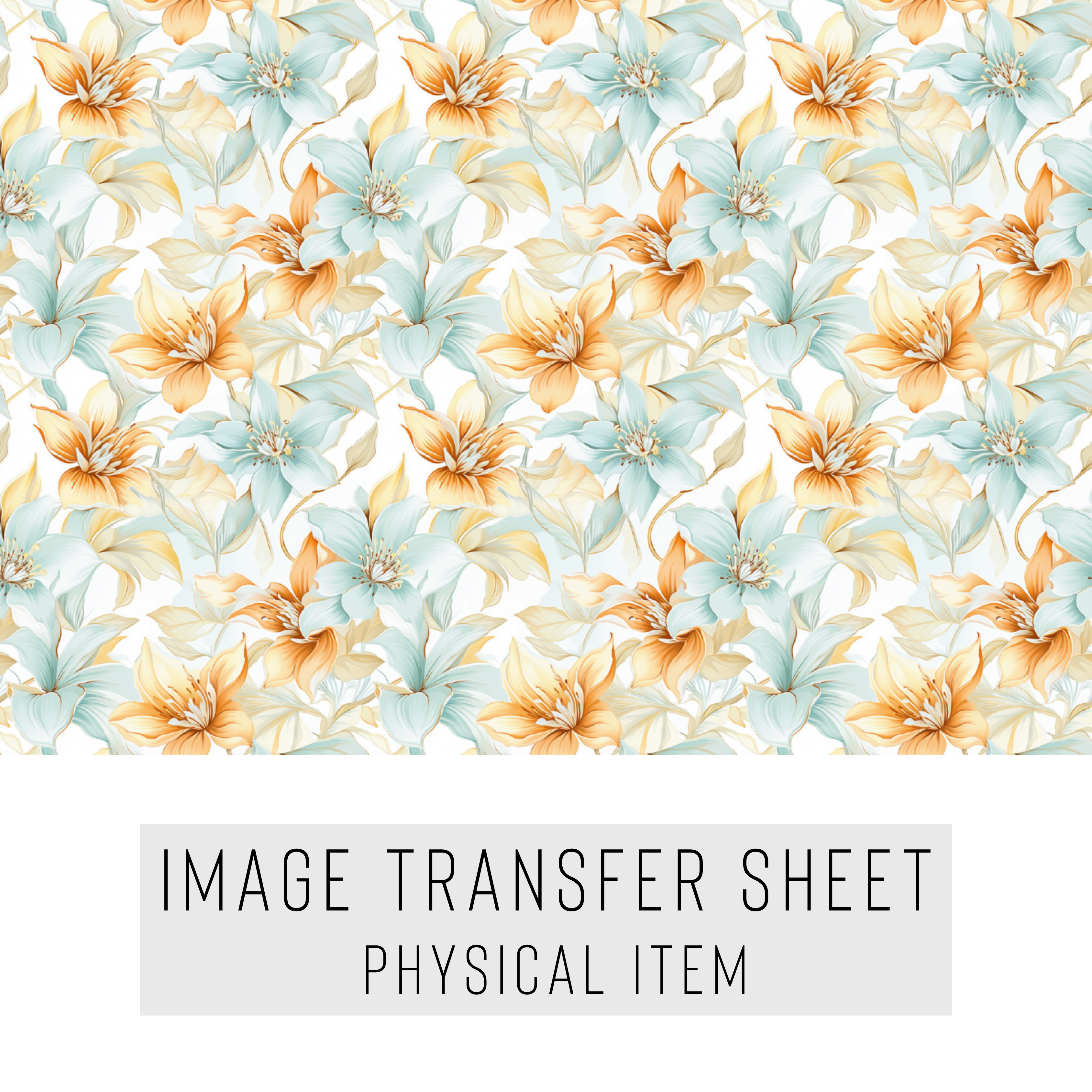 High quality water-soluble transfer paper applied on polymer clay, vibrant detailed pattern