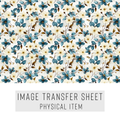 High quality water-soluble transfer paper applied on polymer clay, vibrant detailed pattern