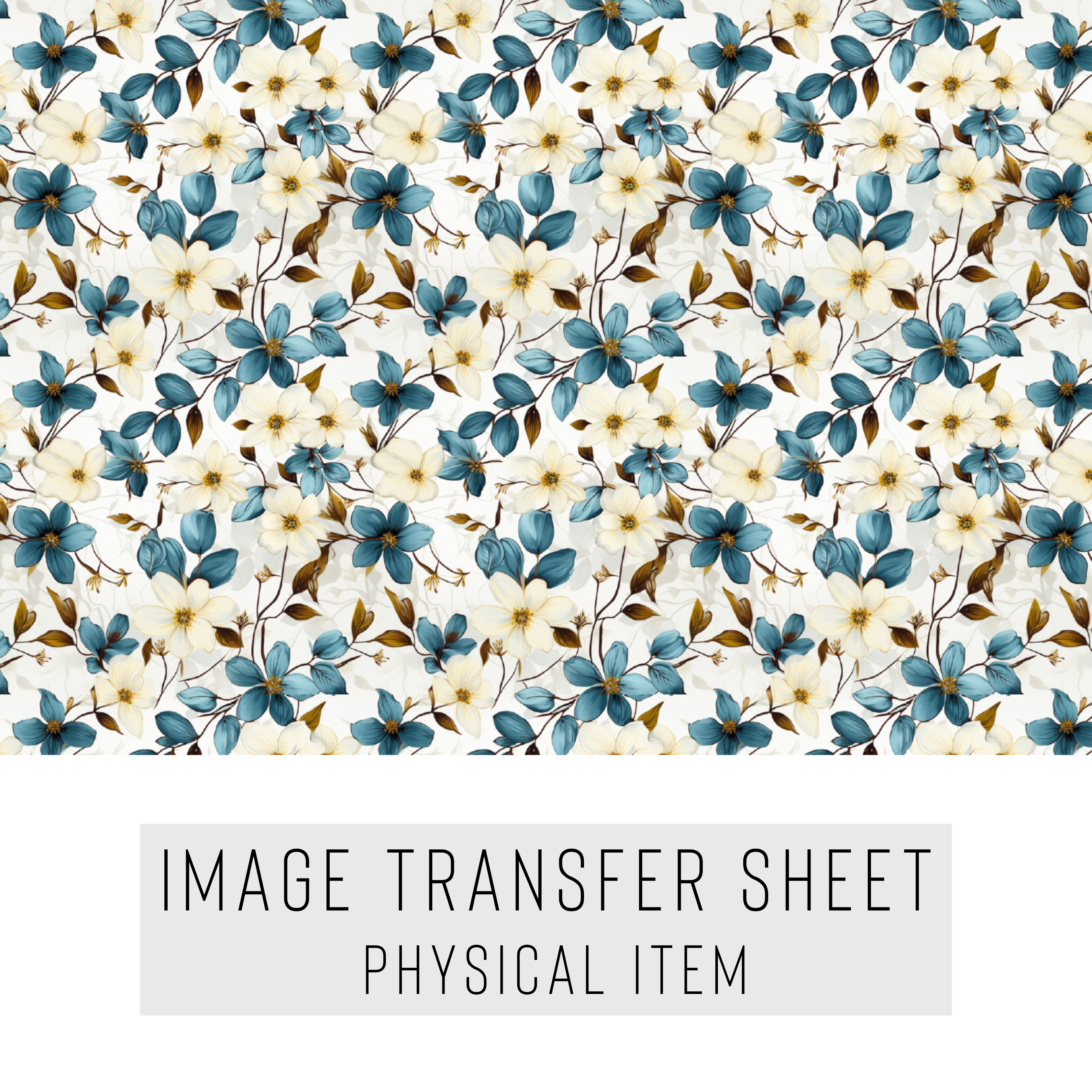 High quality water-soluble transfer paper applied on polymer clay, vibrant detailed pattern