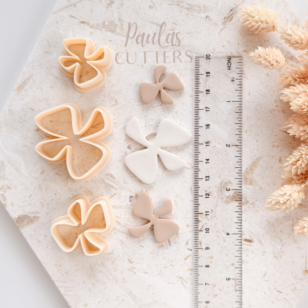 Polymer Clay Cutter, Petal Flower Shape, Floral Earring Cutter Tool, Clay Cutter for Jewelry Making, B-05