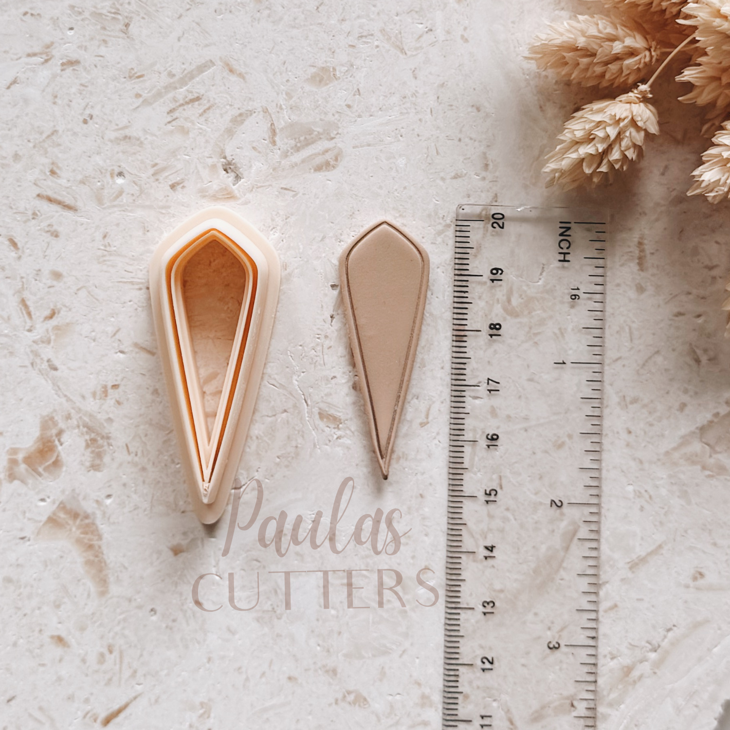 Emporte-pièce polymère – Forme de base – Outil pour boucles d'oreilles N-21