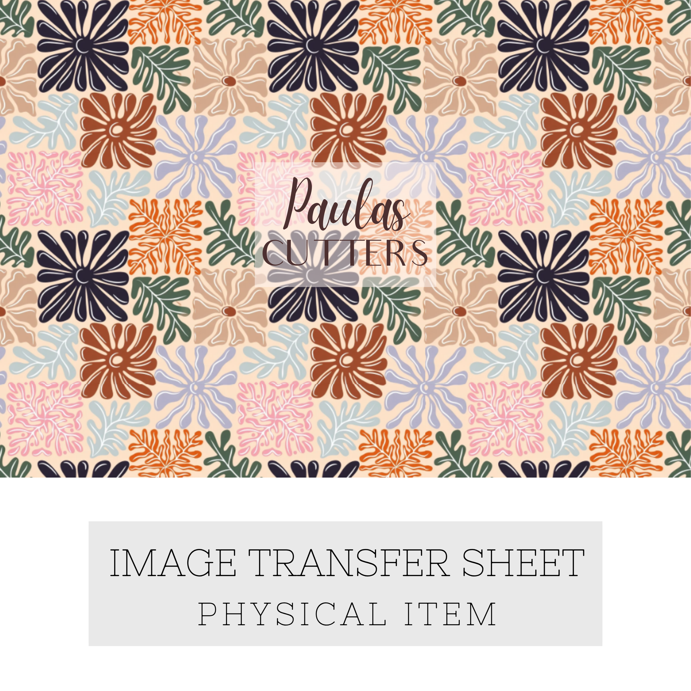 Papier transfert pour pâte polymère – Feuille hydrosoluble TP-455