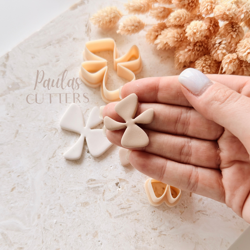 Polymer Clay Cutter, Petal Flower Shape, Floral Earring Cutter Tool, Clay Cutter for Jewelry Making, B-05