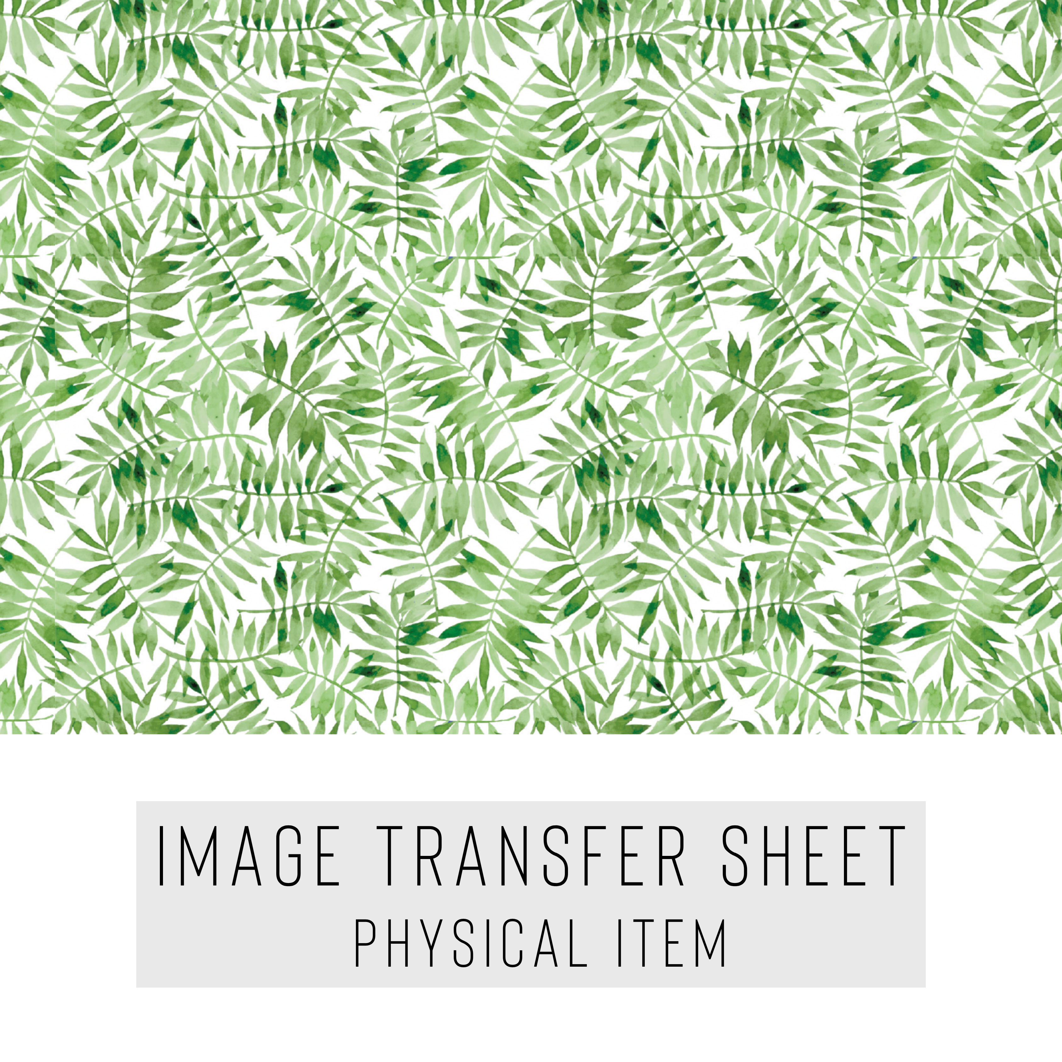 High quality water-soluble transfer paper applied on polymer clay, vibrant detailed pattern