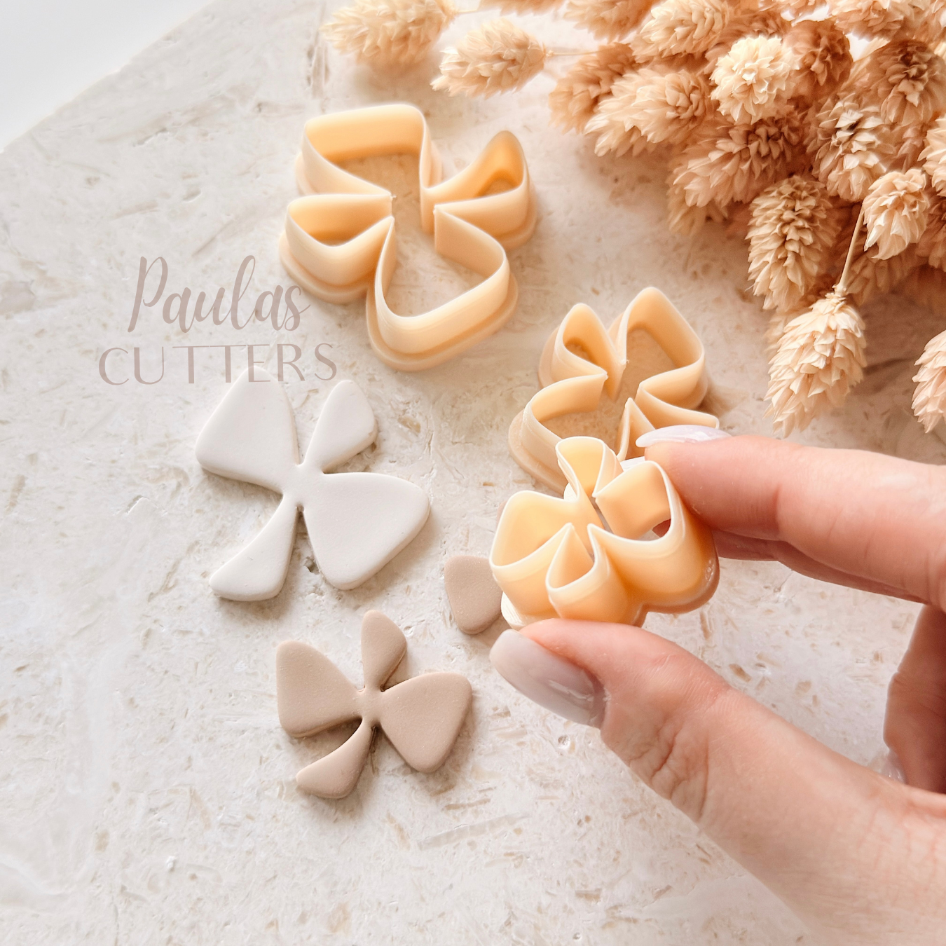 Polymer Clay Cutter, Petal Flower Shape, Floral Earring Cutter Tool, Clay Cutter for Jewelry Making, B-05