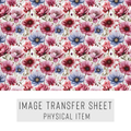 High quality water-soluble transfer paper applied on polymer clay, vibrant detailed pattern
