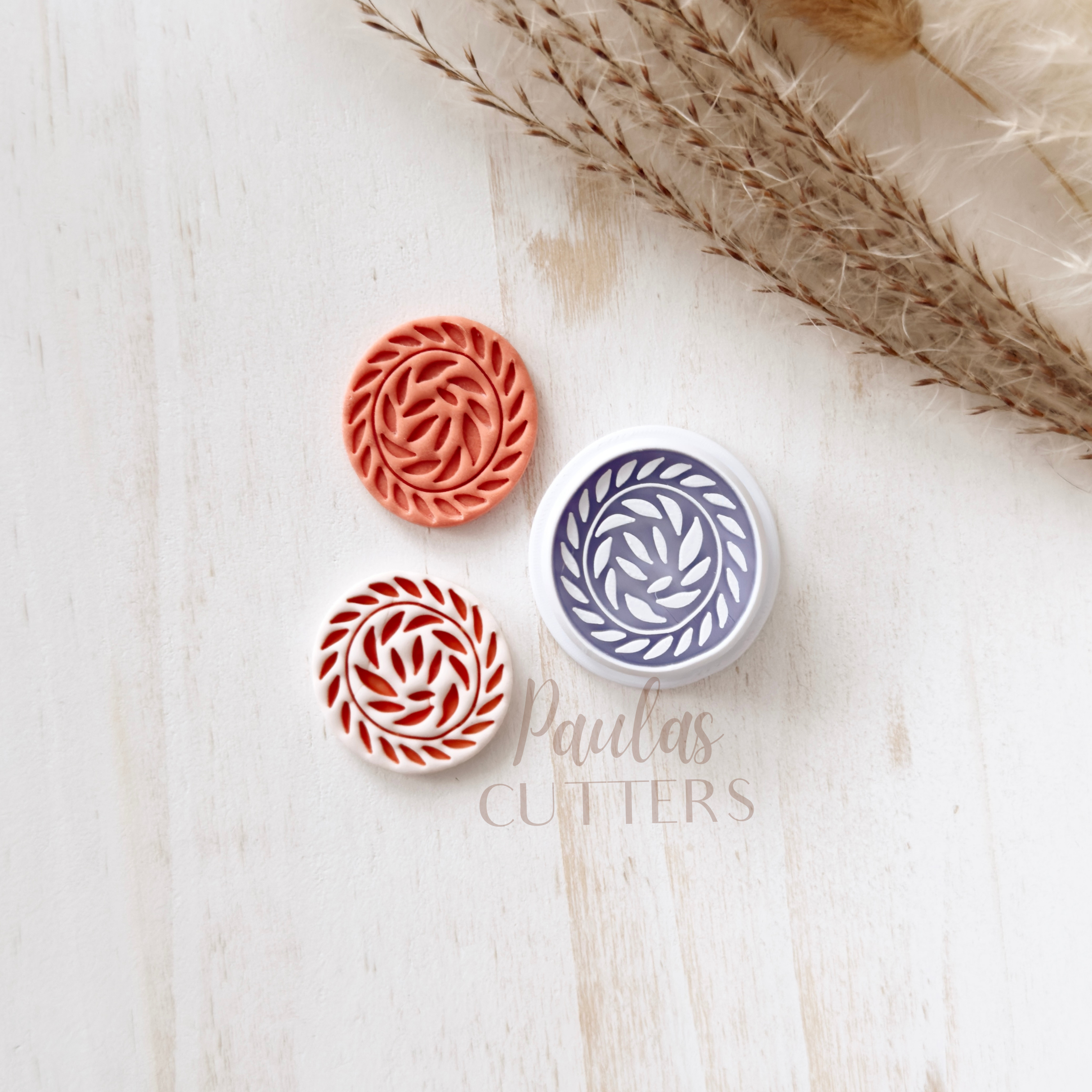 High quality polymer clay cutter creating clean sharp cuts for earrings and jewelry making