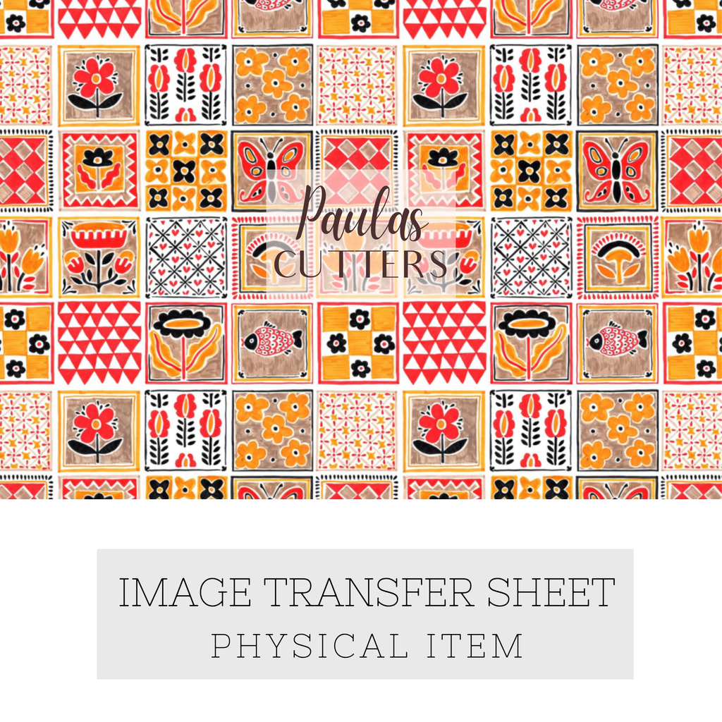 Papier transfert pour pâte polymère – Feuille hydrosoluble TP-455