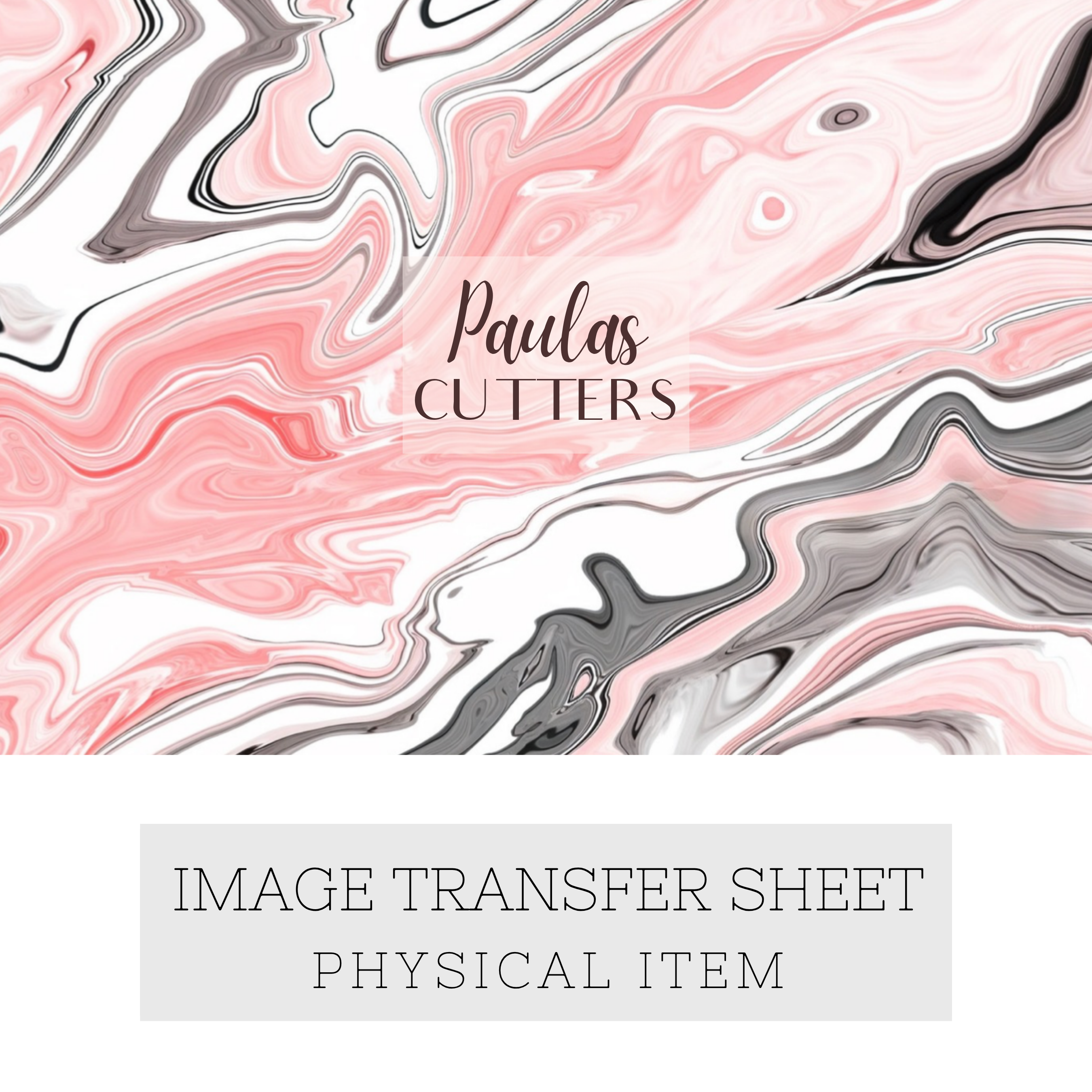 Papier transfert pour pâte polymère – Feuille hydrosoluble TP-455