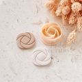 Polymer Clay Cutter, Spiral Round Shape, Abstract Earring Cutter Tool, Clay Cutter for Jewelry Making, A-30