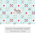 Papier transfert pour pâte polymère – Feuille hydrosoluble TP-455