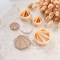 Polymer Clay Cutter, Polygon Shapes, Geometric Earring Cutter Tool, Clay Cutters for Jewelry, B-10