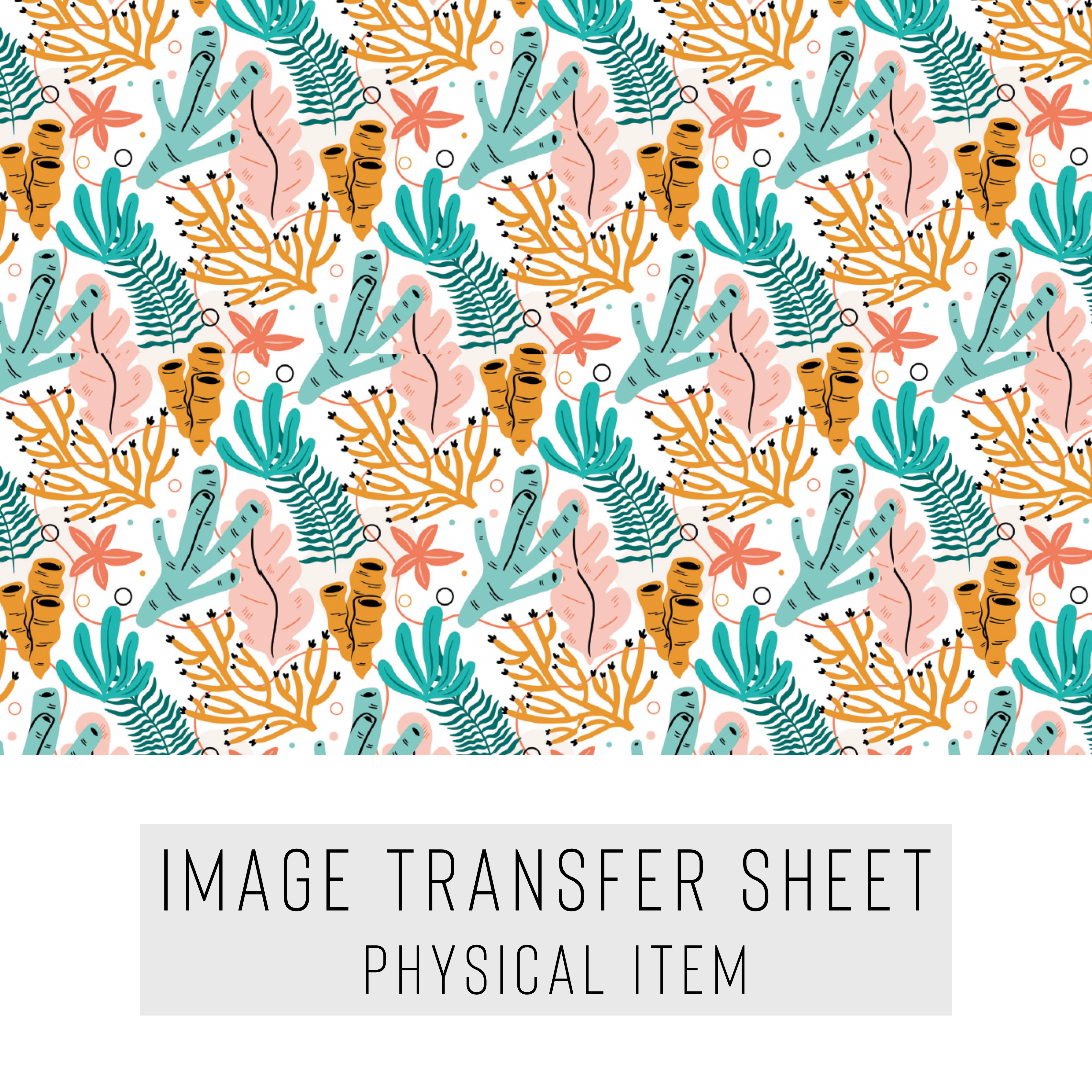 High quality water-soluble transfer paper applied on polymer clay, vibrant detailed pattern