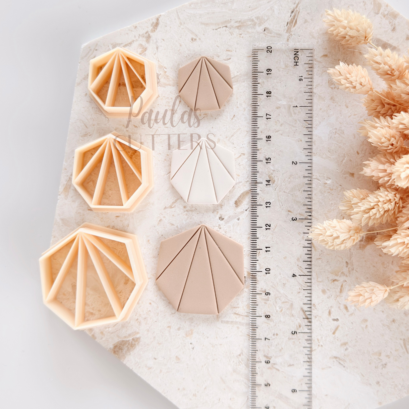Polymer Clay Cutter, Polygon Shapes, Geometric Earring Cutter Tool, Clay Cutters for Jewelry, B-10
