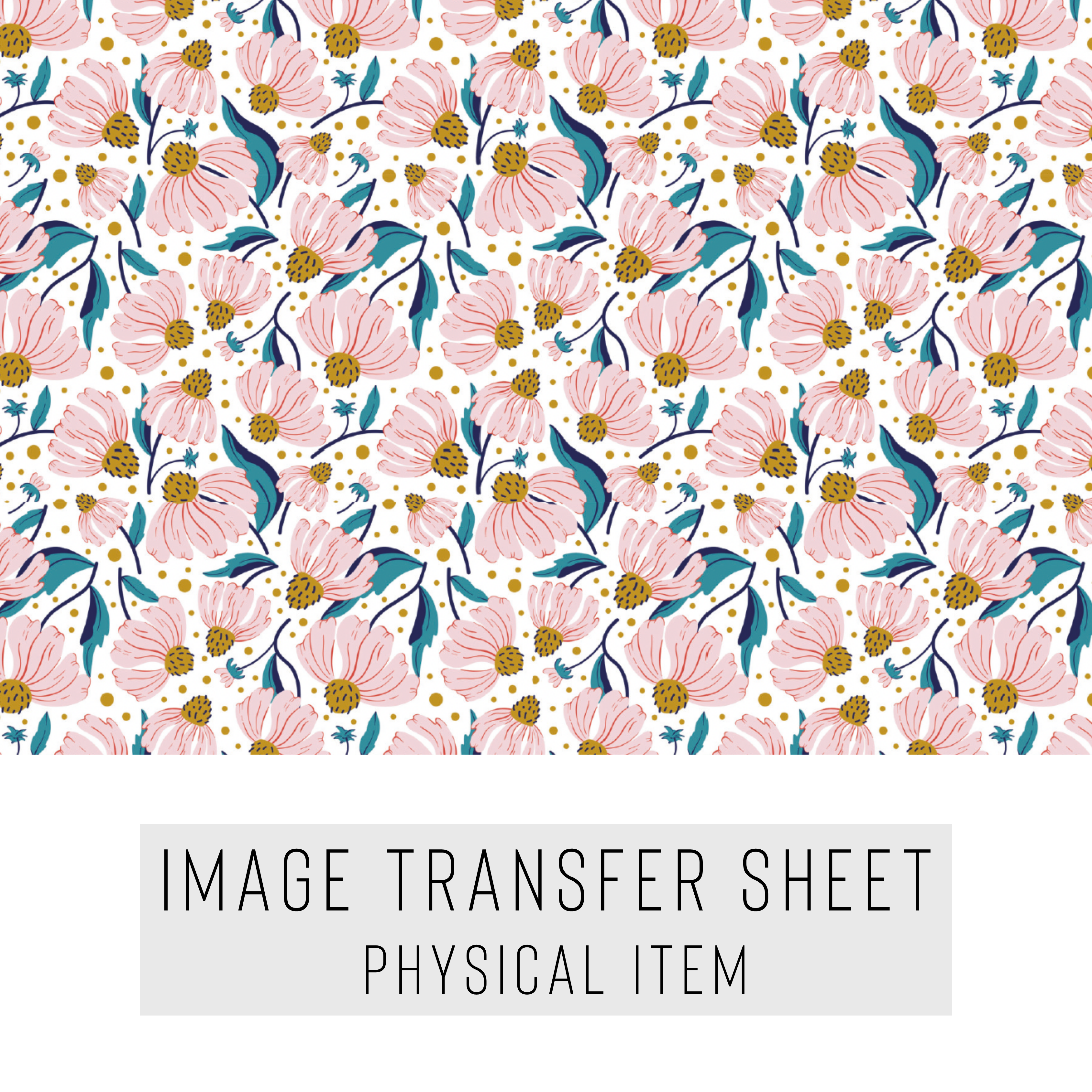 High quality water-soluble transfer paper applied on polymer clay, vibrant detailed pattern