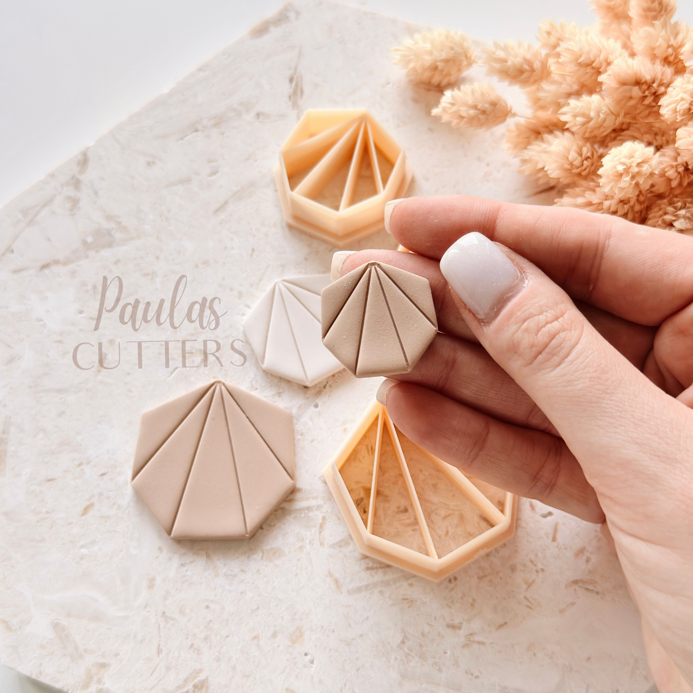 Polymer Clay Cutter, Polygon Shapes, Geometric Earring Cutter Tool, Clay Cutters for Jewelry, B-10