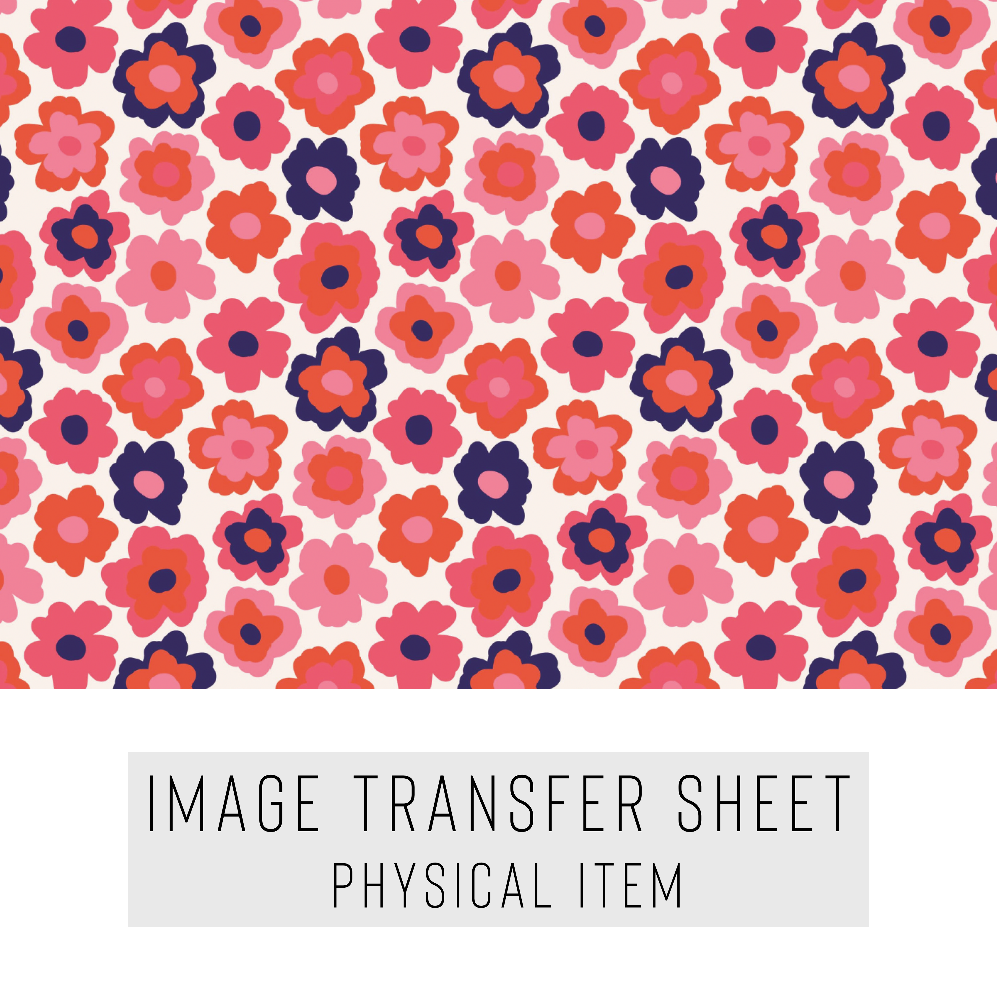 High quality water-soluble transfer paper applied on polymer clay, vibrant detailed pattern