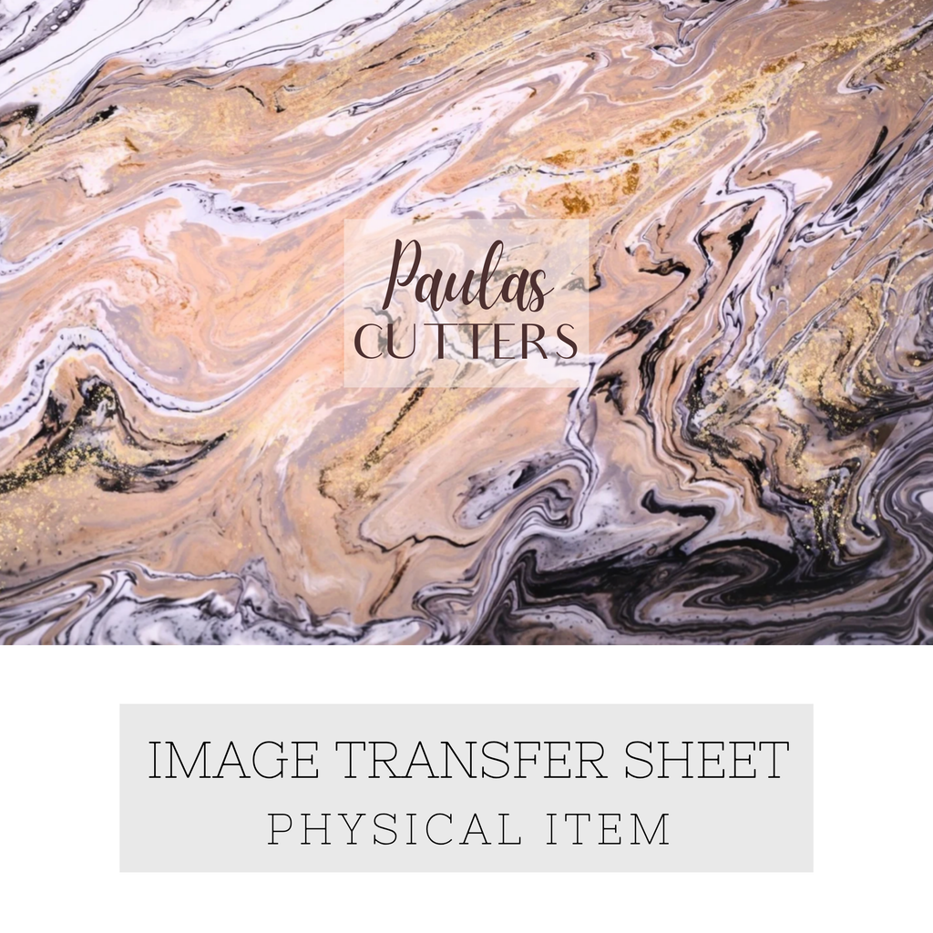 Papier transfert pour pâte polymère – Feuille hydrosoluble TP-455