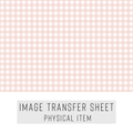 High quality water-soluble transfer paper applied on polymer clay, vibrant detailed pattern